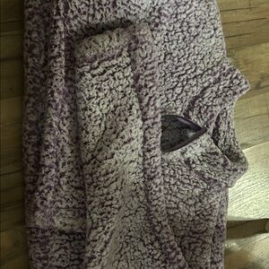 Cozy Purple Sherpa Pullover